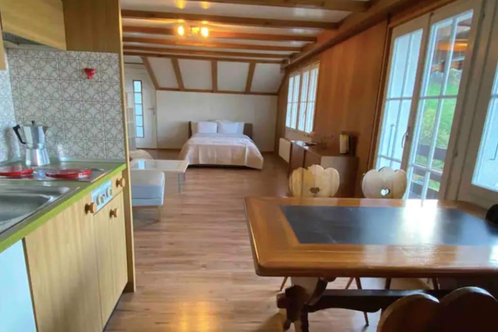 Lakeview Studio Krattigen ภายนอก รูปภาพ